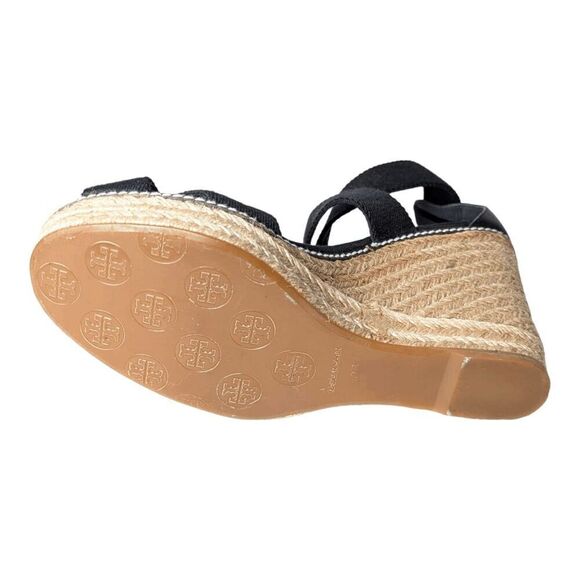 TORY BURCH Adonis Wedge Espadrilles Size 10B - Picture 7 of 7